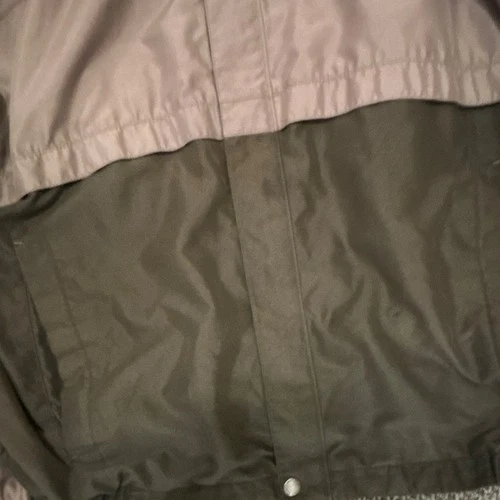 Perry Ellis Portfolio Men's XL Microfiber Full Zip Jacket Taupe/Green image 3