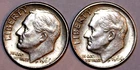 (2) Circulated Roosevelt Dimes - 1964D 1964P - #9435D