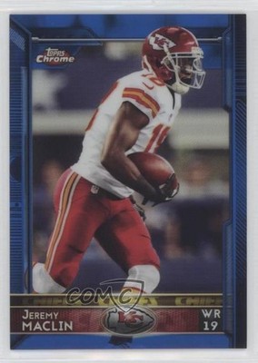 2015 Topps Chrome Blue Refractor 43/199 Jeremy Maclin #73 0pm