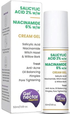 Get Nectar Happiness 2% Salicylsäure 6% Niacinamid Akne Behandlung Gel 50ml