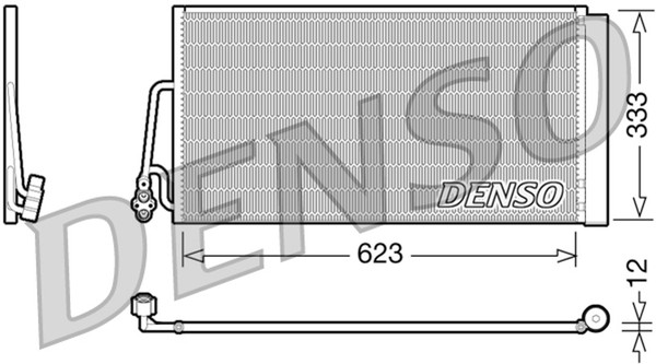 Denso Kondensator Klimaanlage DCN05102 FüR Mini Clubman Countryman R60 R56 R55-image