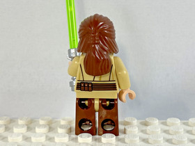 LEGO Star Wars Qui-Gon Jinn Minifigure sw0810 w/ Green Lightsaber