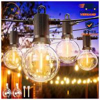 Lichterkette AußEn 30M G40 40 Birnen IP65 Wasserdicht FüR Garten Terrasse Party