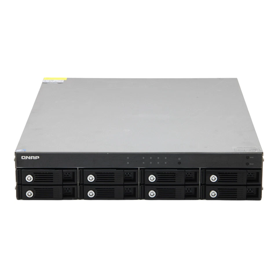 QNAP TS-859U-RP+ 2x RJ-45 Red. PSU 8-Bay Rackmount NAS Server o. Rack Ears - Bild 2 von 4