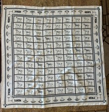 Vintage Wathne Silk Scarf with Hand Rolled Edges 35" x 35" Made in Japan
