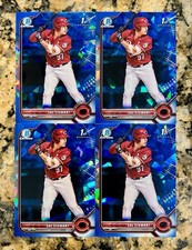 2022 Bowman Draft Sapphire SAL STEWART 1st Bowman #BDC-122 Lot of 4 Cards - REDS