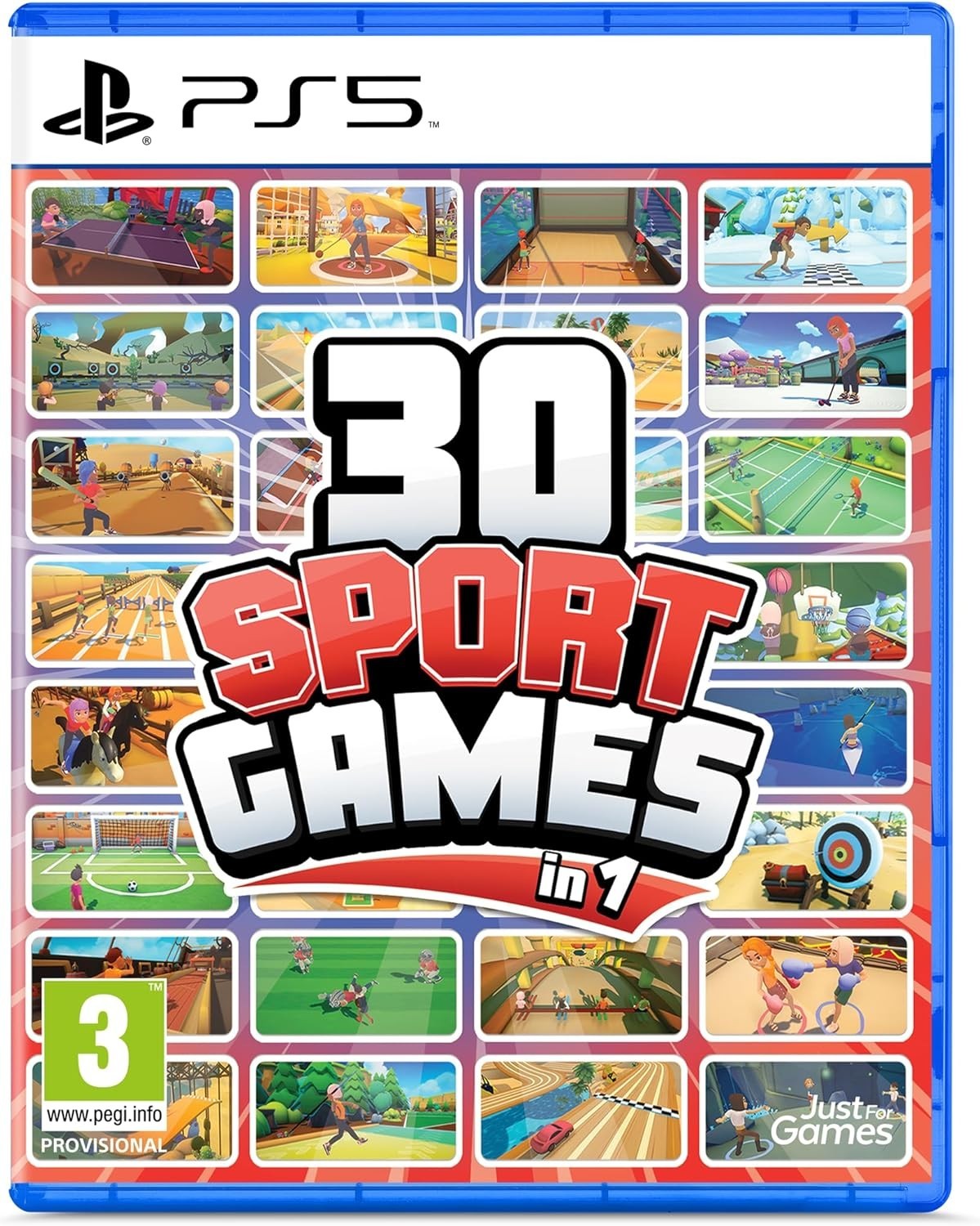PS5 30 Sport Games in 1 Gioco Playstation 5 Sigillato Videogioco Disco Blu-ray