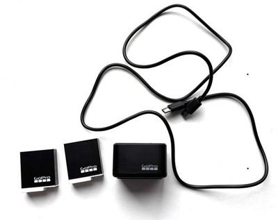 GoPro Dual Battery Charger BLBC1 for Hero9/10 Charger + 2 Batteries, Cable
