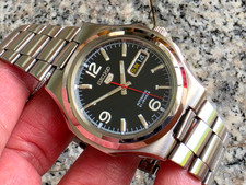 Rare Seiko 5 SNKK47 Automatic - Black Dial - 7S26-03R0 - FIT 18.5CM WRIST 