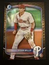 Topps Aidan Miller Philadelphia Phillies 2024 Bowman Chrome Prospects BCP-54