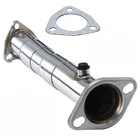 2.5" Car Exhaust Pipe Converter Kit For 92-95 Honda Civic Del Sol 90-02 Accord