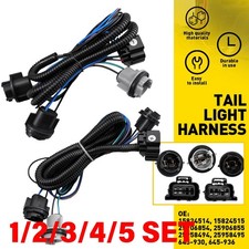 Tail Light Lamp Wiring Harness For 07-14 Chevy Silverado 1500 2500 3500HD 1-5SET