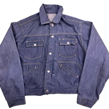 Vintage 1960/70s Ranch Craft JCP denim jacket USA made adult small. Cropped