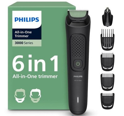 PHILIPS All-in-One Trimmer 3000 Series 6 in 1 Rasierer Bart Rasierapparat NEU