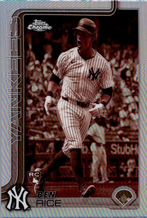 2025 Topps Chrome #139 Ben Rice Sepia Refractors