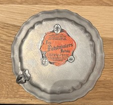 Vintage Zinn Wandteller/Tablett hochwertige Handarbeit - siehe Punzen -