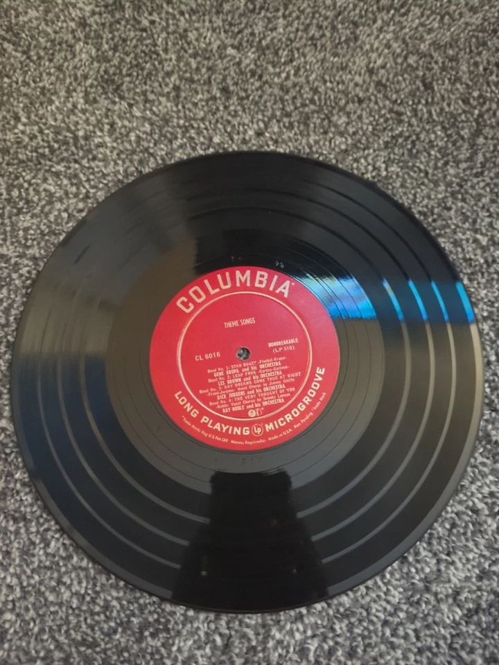 Theme Songs Various Artists 10" Record Columbia Frankie Carle, Gene Krupa  - Image 3 of 4