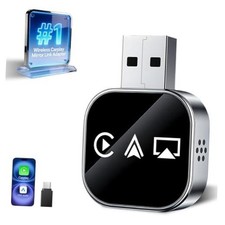 Wireless Carplay Mirror Link Adapter for Apple 3 in 1 Bluetooth Mirroring iOS