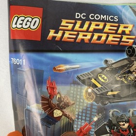 Lego DC Comics Super Heroes Bricks Pieces Manual 76011 Incomplete