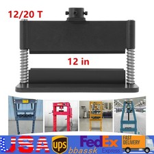 12" Press Brake Attachment for 12-20 Ton Hydraulic Shop Press Bending Red