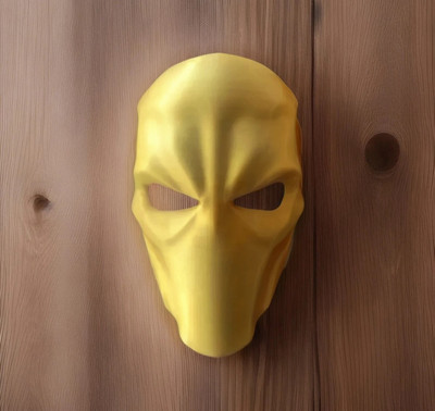 DeathStroke Mask- 3d Printed (Gold)