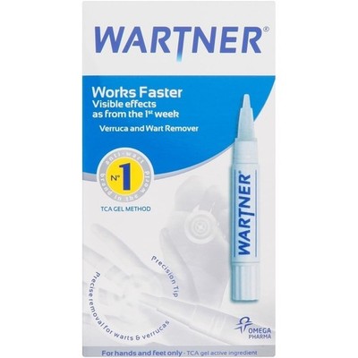 Wartner Warzenentfernungsstift 1,5 ml gezielte Behandlung von gewöhnlichen & plantaren Warzen