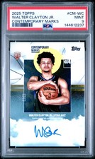 2025 TOPPS CONTEMPORARY MARKS #CM-WC WALTER CLAYTON JR. ROOKIE RC PSA 9 AUTO