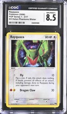 CGC 8.5 NM/MINT+ Rayquaza 3/17 Pop Series 1 Holo Pokemon Card on eBay
