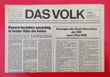7.4.1988 DDR FC ROT-WEIß Erfurt 2:2 Stahl Brandenburg *  Das VOLK