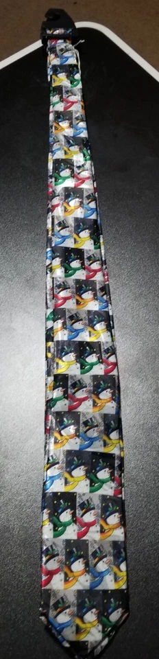 ⛄ VENTA DE NAVIDAD TEMPRANA Muñecos de nieve con bufandas de colores Corbata para hombre  Foto 2 de 2