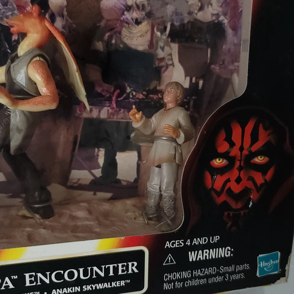 Star Wars Episode I: Mos Espa Encounter Sebulba jar jar Binks Anakin Box Damage - Image 4 of 4