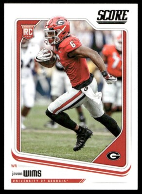 2018 Score Rookies Javon Wims #421 Rookie RC Georgia Bulldogs