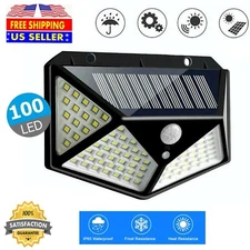 Outdoor 468 LED Solar Power Light PIR Motion Sensor Waterproof Wall Lamp Garden