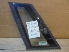 DAEWOO ESPERO 1995 NEARSIDE PASSENGER REAR DOOR QUARTER WINDOW GLASS