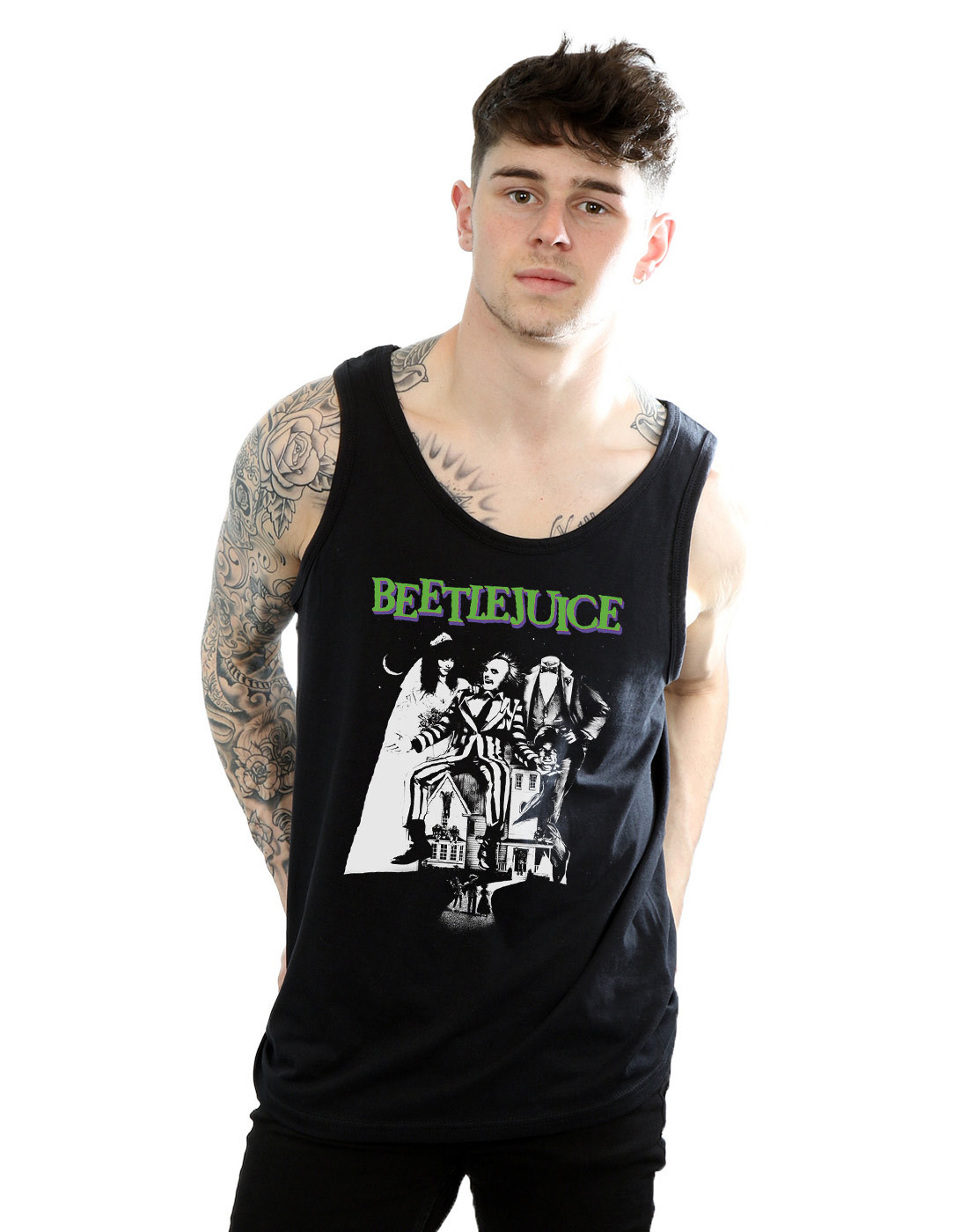 Beetlejuice hombre Mono Poster Tank Top