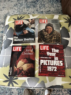 Life Magazines Vintage Lot of 10 from 1970 - Iconic Covers & Stories (bin 2)