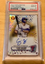 2023 Topps Pristine Corey Seager Auto Gold Pristine Refractor /50