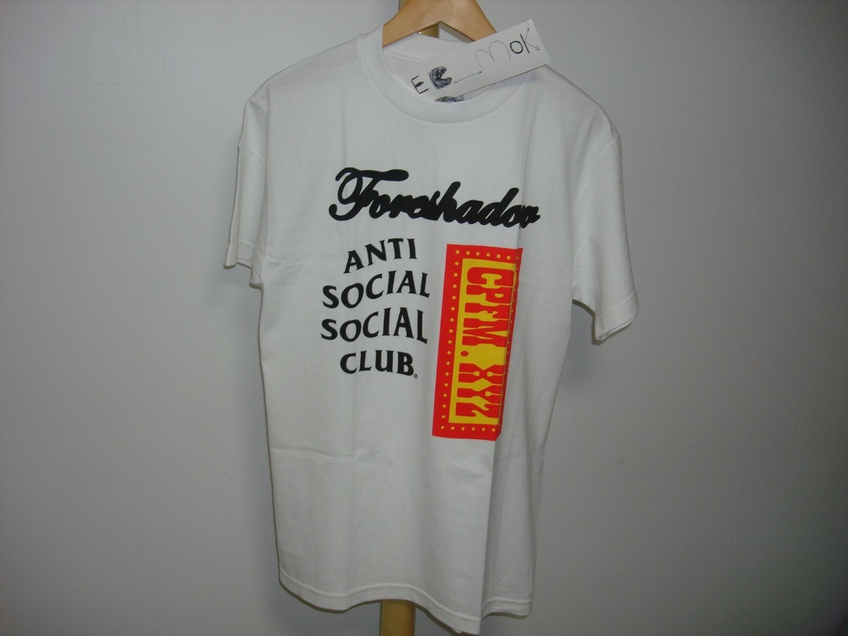 2020 AntiSocial Social Club x CPFM Tee White Size M L XL XXL | eBay