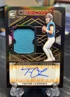 2021 Panini Obsidian Trevor Lawrence Rookie Patch Auto RPA Orange Etch /50 RC