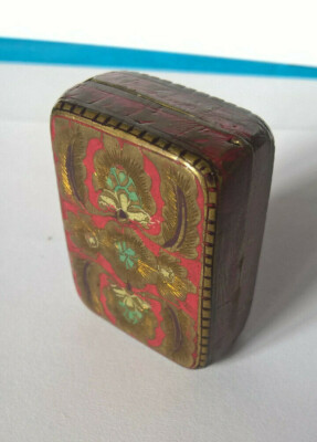 Ancienne Boîte émaillée Cloisonnée émaux De Chine - Pilulier Vintage, Occasion Bon état