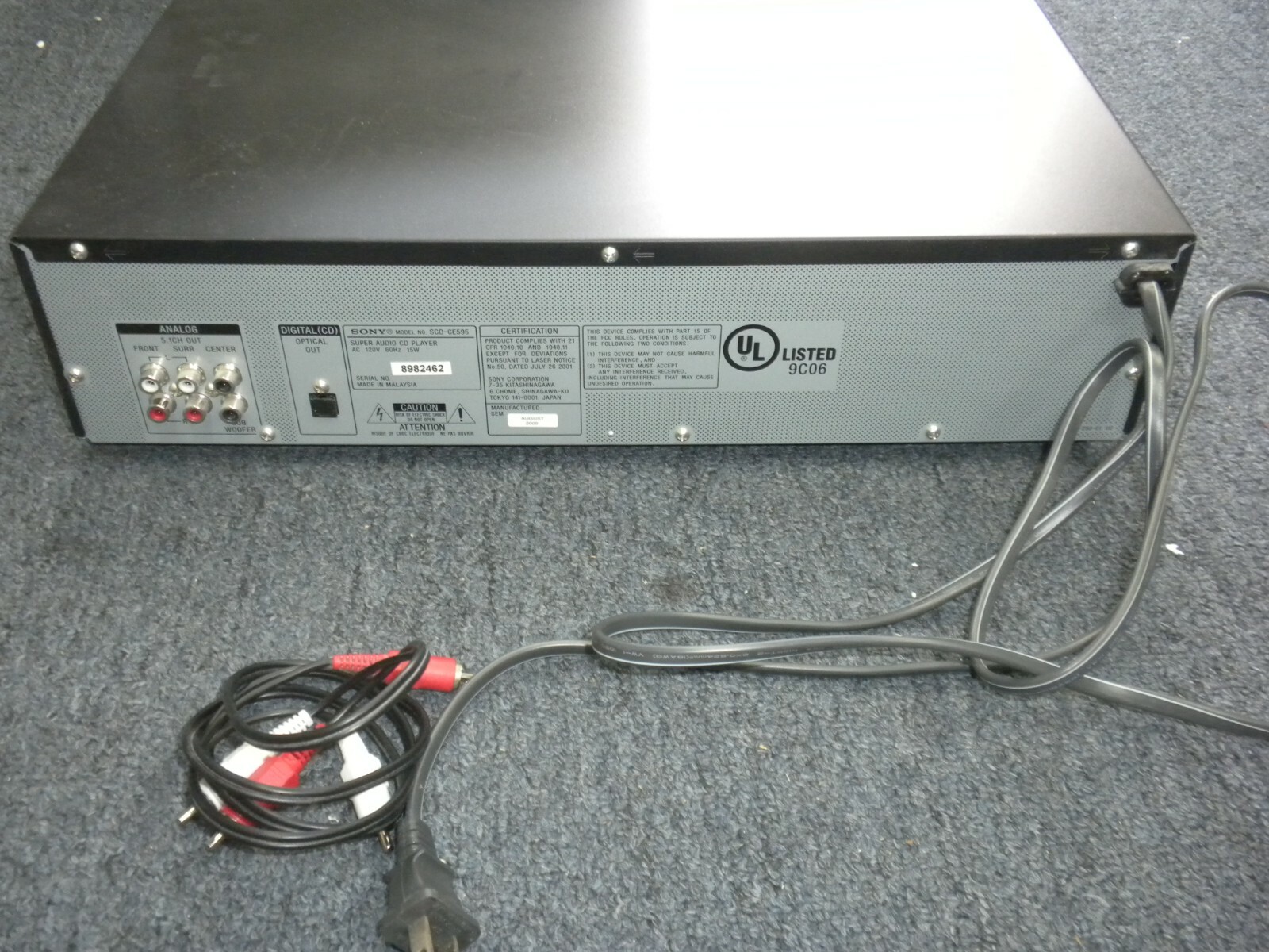 パワフルな音》☆SONY SS-MD888W スピーカーシステム。動作良好。