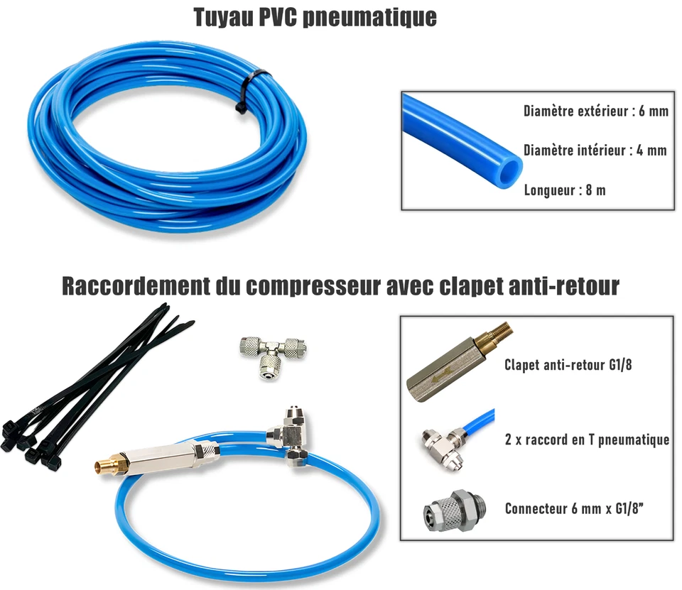 Kit de Suspension pneumatique pour Renault Master 1997-2010 - 4000kg - avec Comp - Photo 4/4