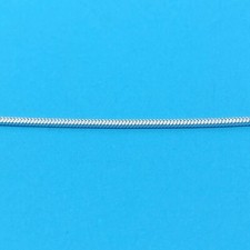 Genuine 925 Sterling Silver 10 Inch Cobra Chain Anklet With Adjustable Length
