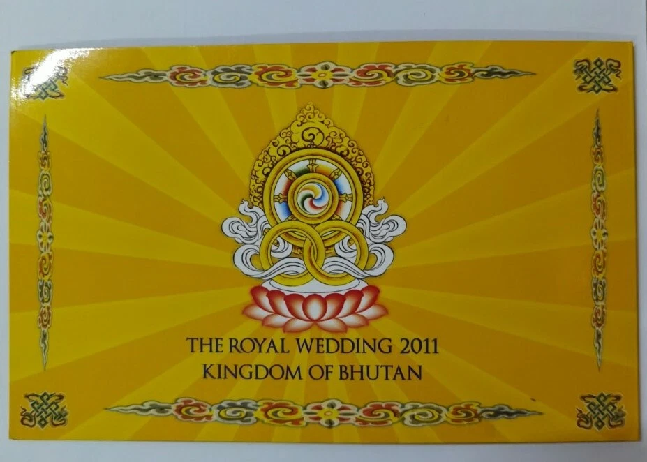 2011 BHUTAN 100 Ngultrum ''Commemorating The Royal Wedding" With Folder - Image 4 of 4