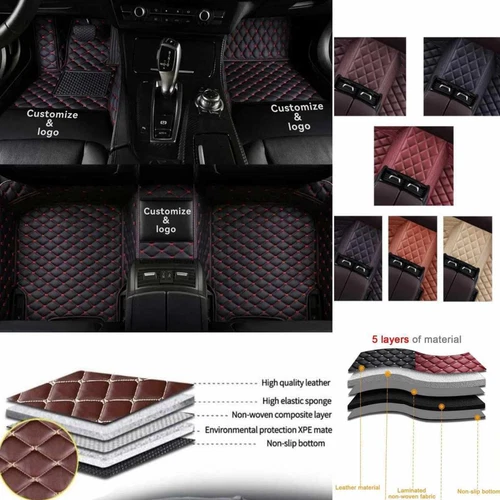 For Toyota Sequoia-Solara-Supra Car Floor Mats Custom Auto Carpets Waterproof - Imagen 10 de 40