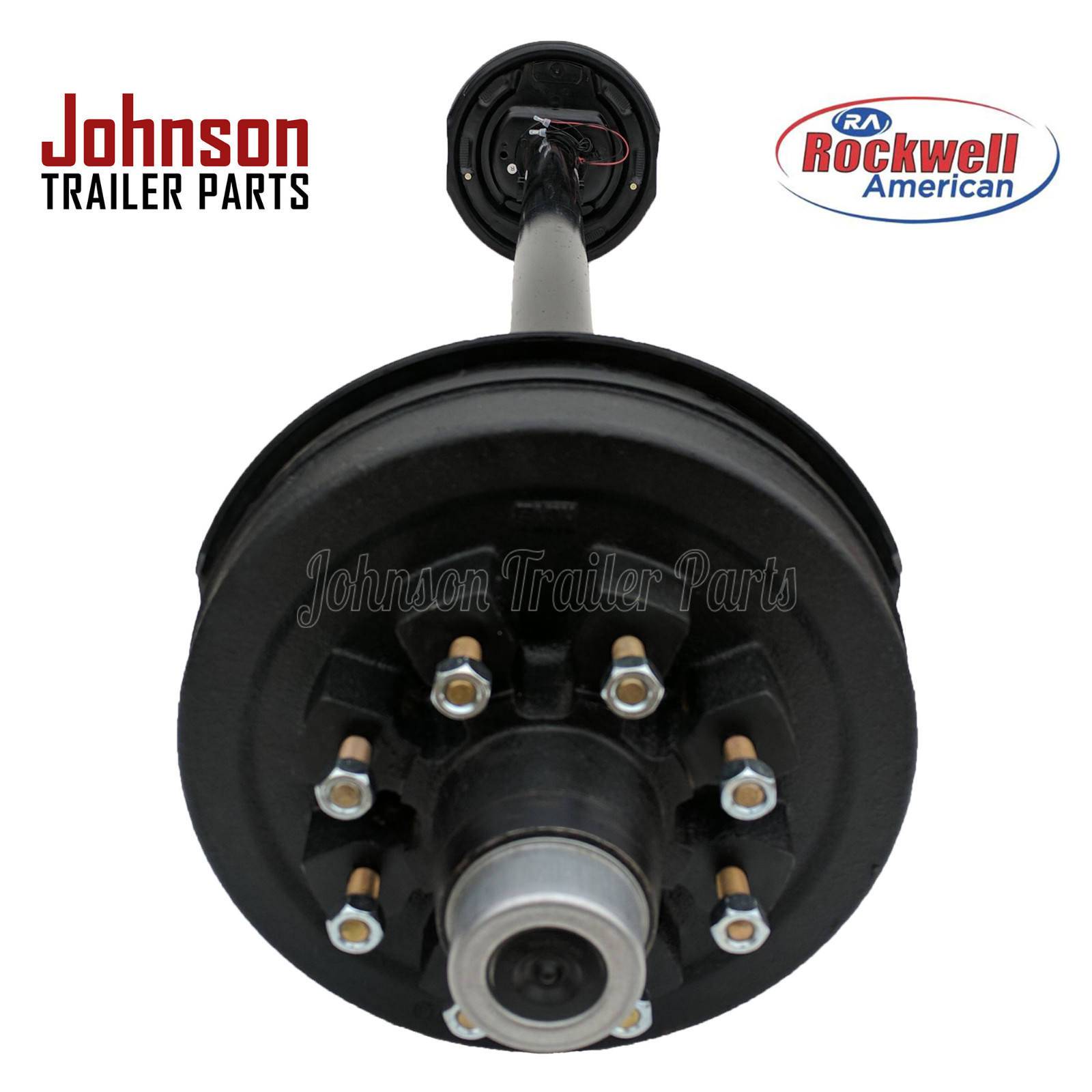 Rockwell American 7,000 lb Electric Brake Trailer Axle 8 Lug 6.5