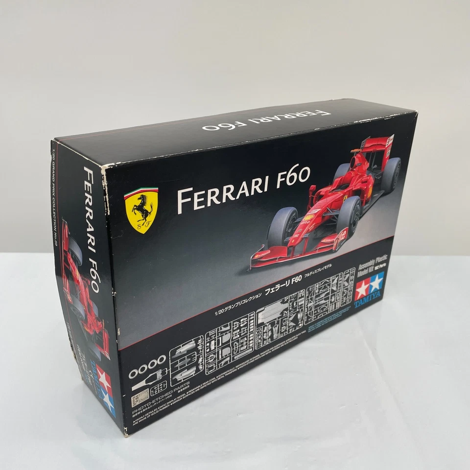 TAMIYA 1/20 Grand Prix Collection Ferrari F60 Plastic Model kit Japan Import - Immagine 2 di 4