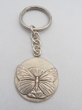 Butterfly: 925 Silver Keychain with Lepidopteran - Keys - Breeze