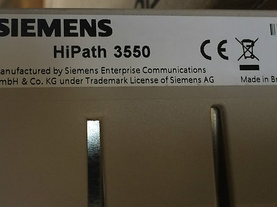 Hipath 3550 V9 MMC EVM MPPI Telefonanlage Siemens Rechnung Mwst.