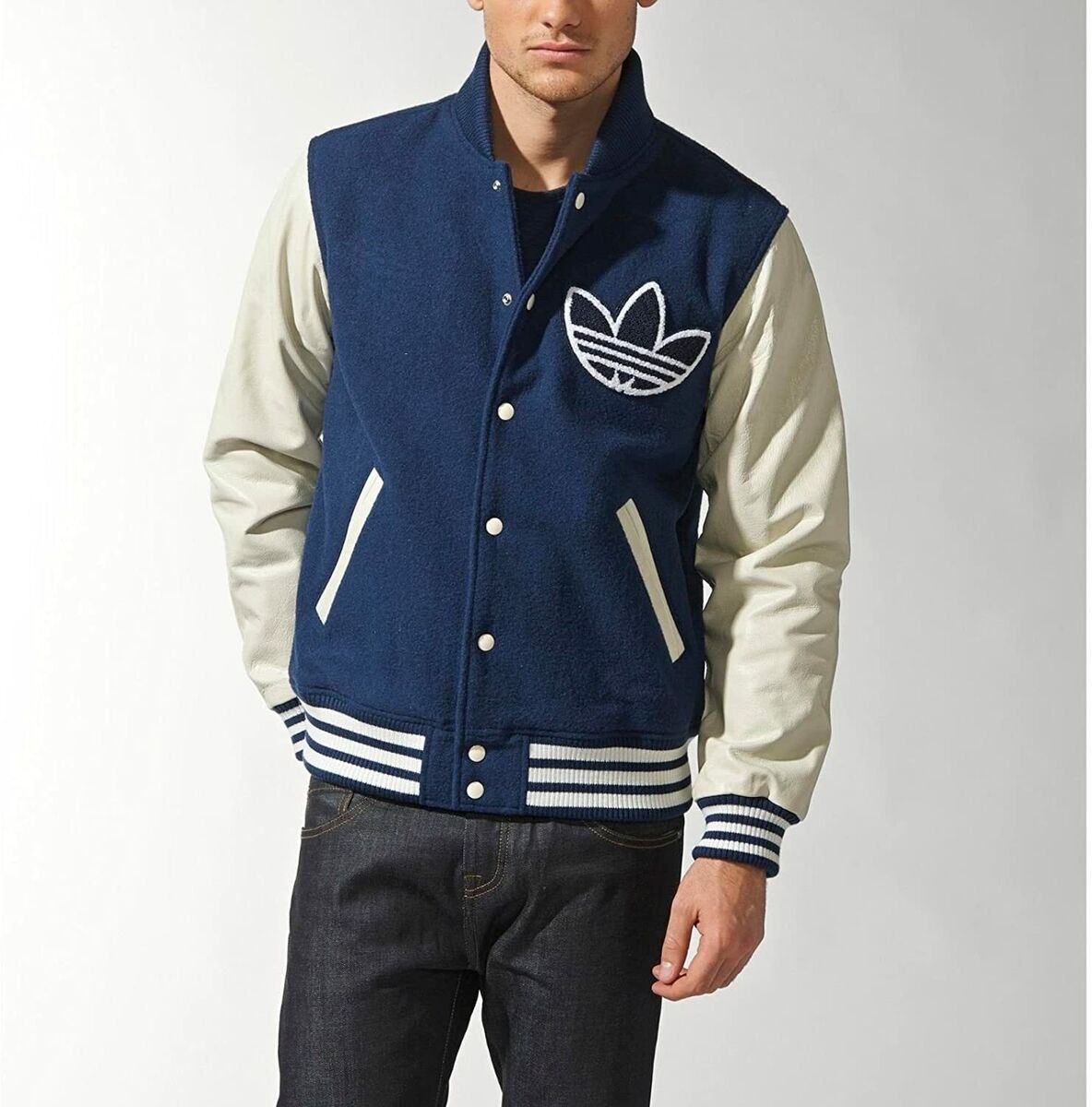 LIMITED Adidas NIGO VARSITY Jacket bomber track sweat shirt LIMITED Adidas NIGO VARSITY Jacket bomber track sweat shirt